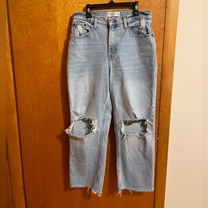 Abercrombie & Fitch, Curve Love, The 90s Straight Ultra High Rise